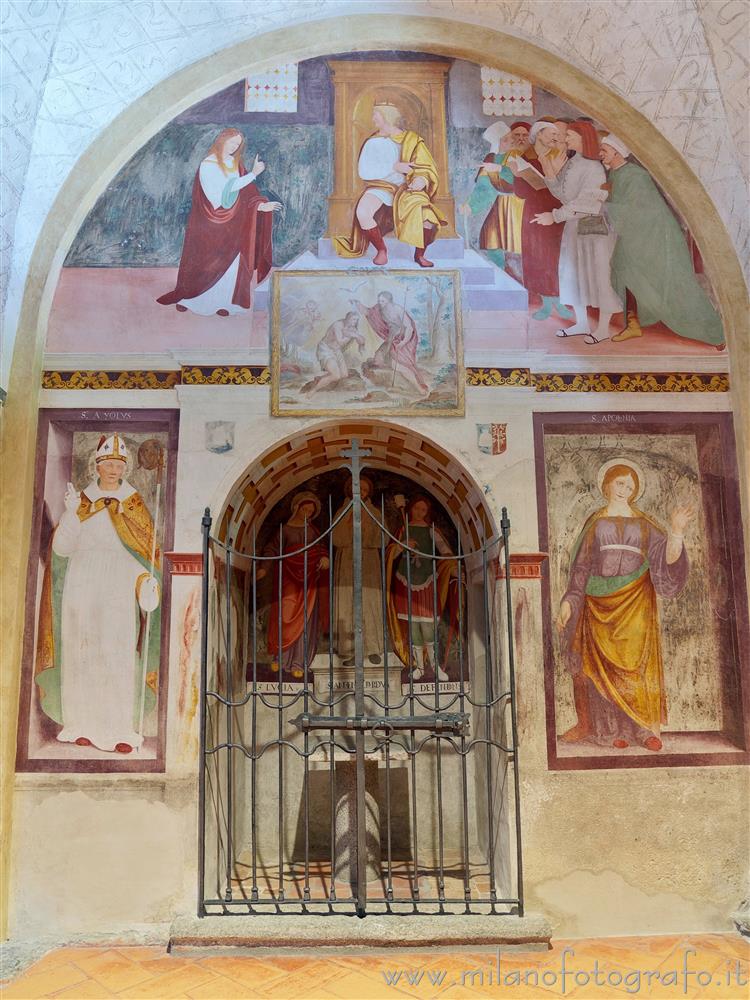 Sesto Calende (Varese, Italy) - Chapel of Santa Caterina in the Abbey of San Donato